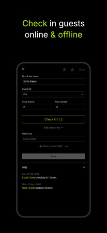 Attendium: Guest list app Screenshot 3 of 9