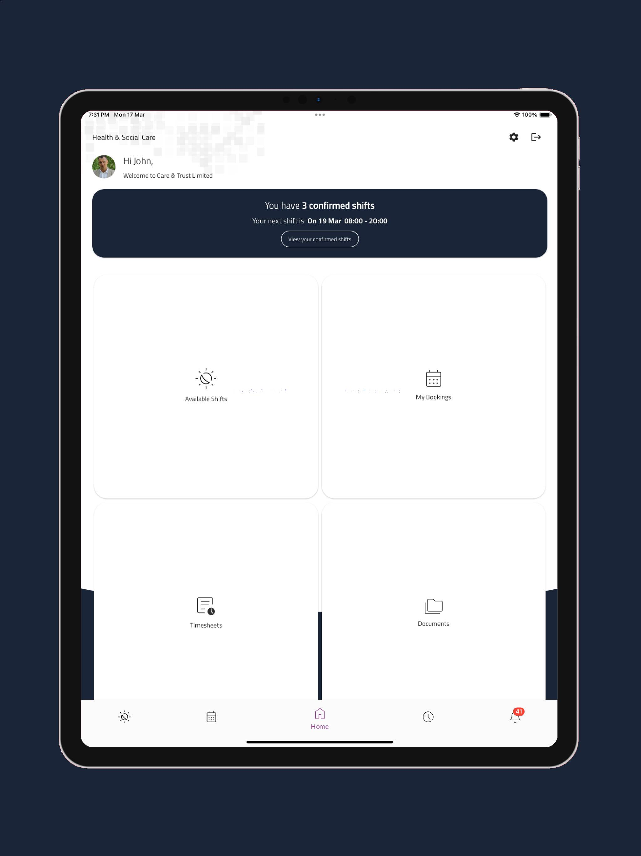 Care and Trust App
