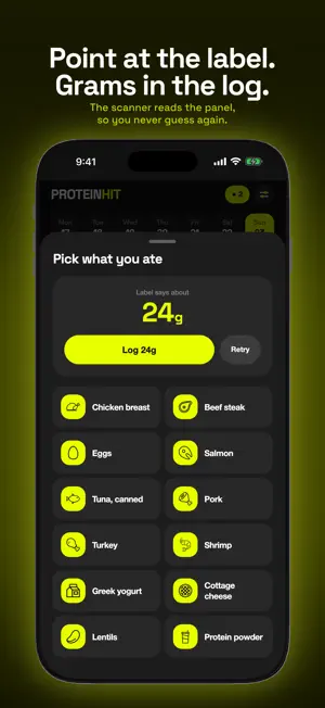 Protein Hit: Food Scanner screenshot 1