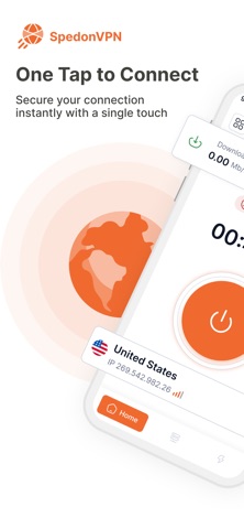 SpedonVPN iPhone screenshot