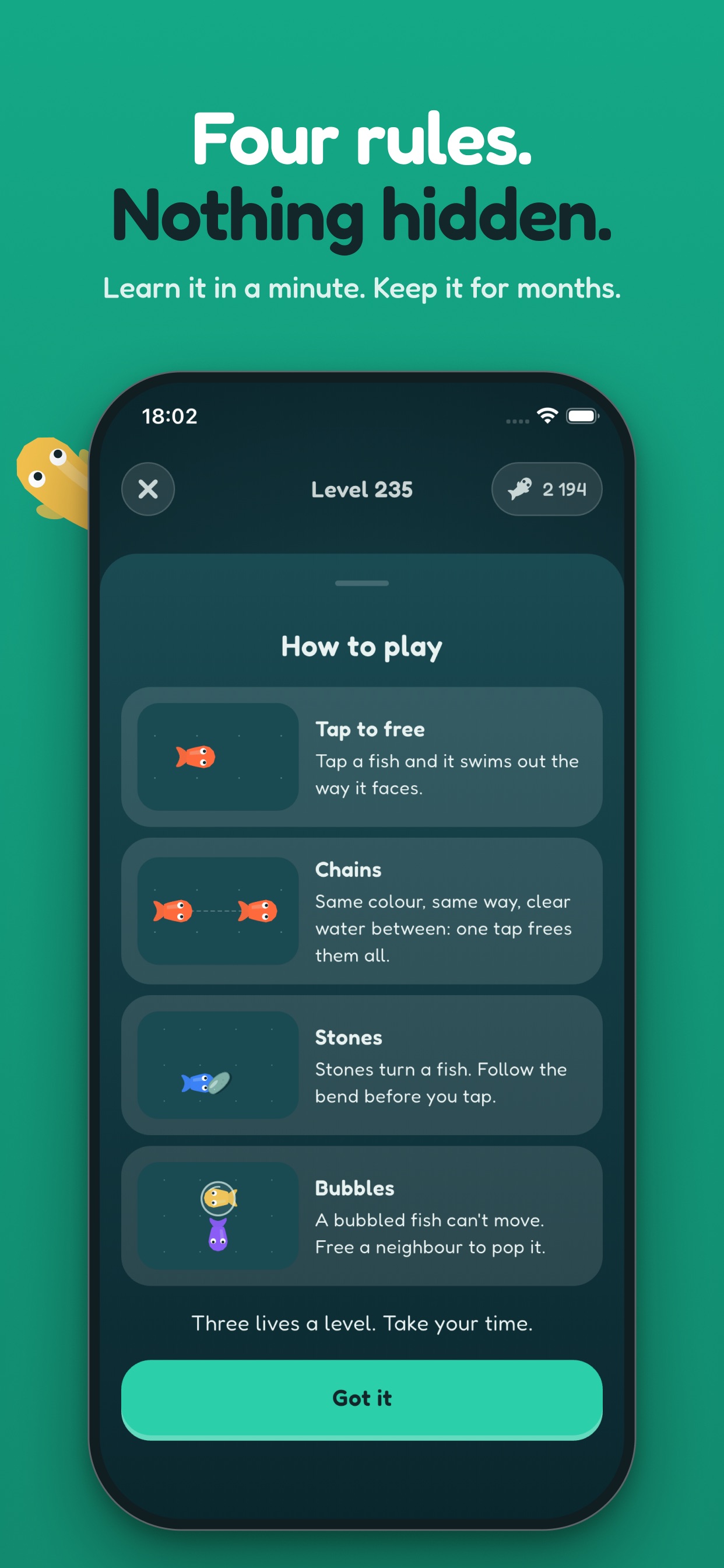 Screenshot 7 of Koi: Fish Escape Puzzle