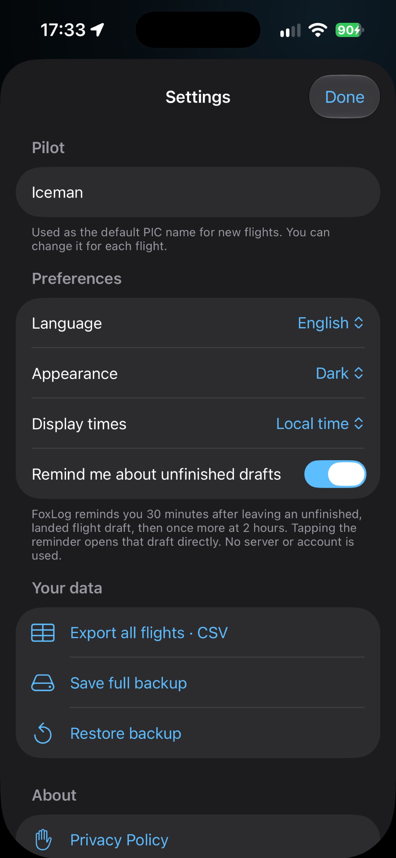 Screenshot 7 of FoxLog