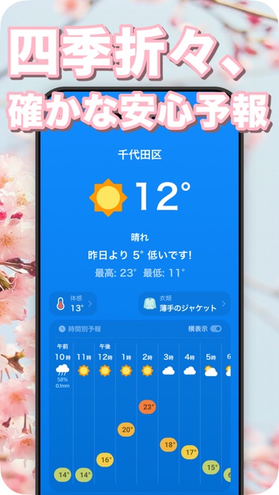 天気天気 - 天気予報アプリ ・ 天 気 ... screenshot1