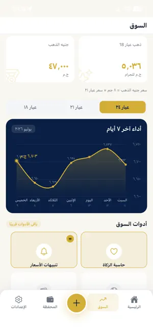 Gold Wealth سجل الذهب screenshot 2