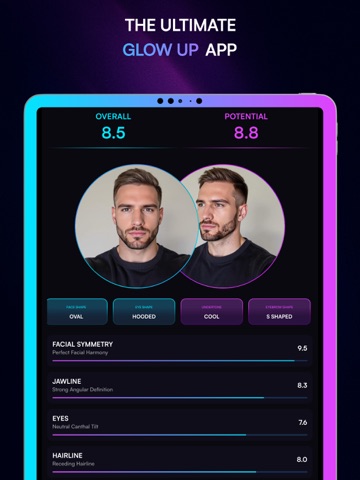 Model Face AI iPad screenshot