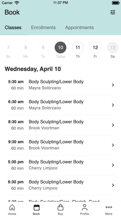 Salty Fitness Studio Screenshot