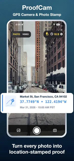GPS Map Camera: ProofCam screenshot 1