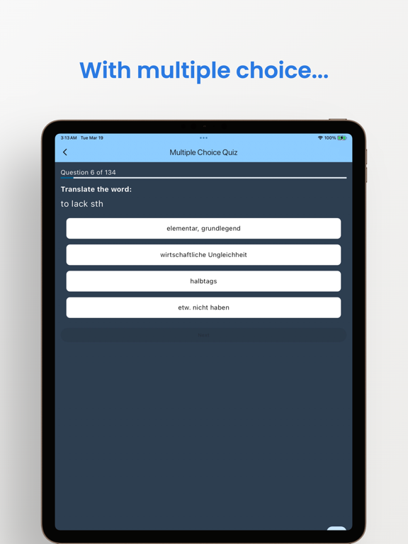 Screenshot #6 pour TurboTerms - Vocab trainer