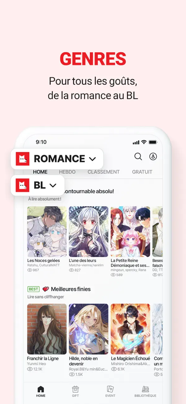 Screenshot #2 pour LEZHIN FR