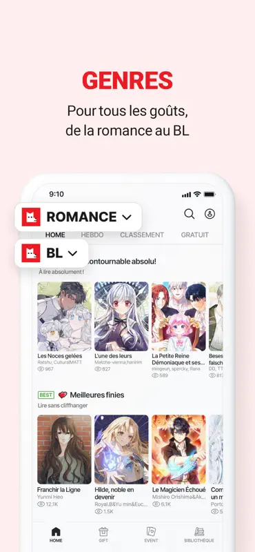 LEZHIN FR screenshot 2 of 6