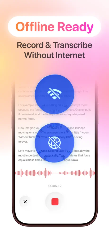AI Lecture Note Taker AI 笔记助手应用截图