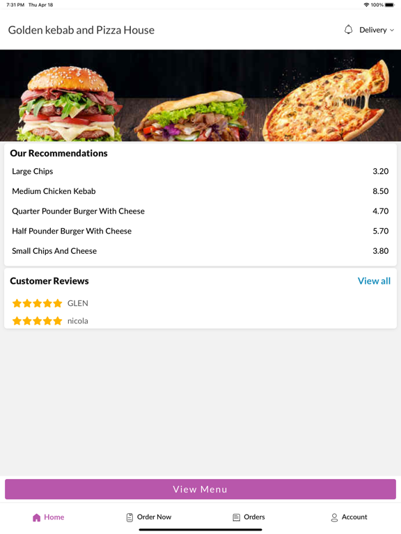 Screenshot #5 pour Golden kebab and Pizza House
