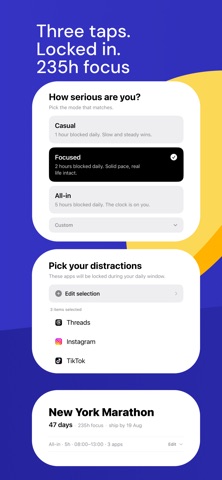 Finiti: Deadline App Blocker screenshot