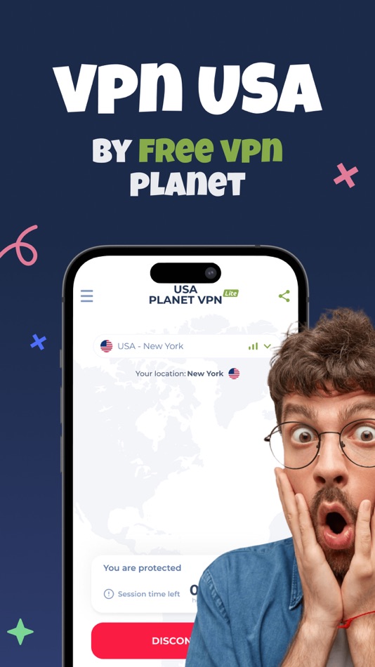 #1. USA VPN - Private & Fast (macOS) 由: FREE VPN PLANET S R L
