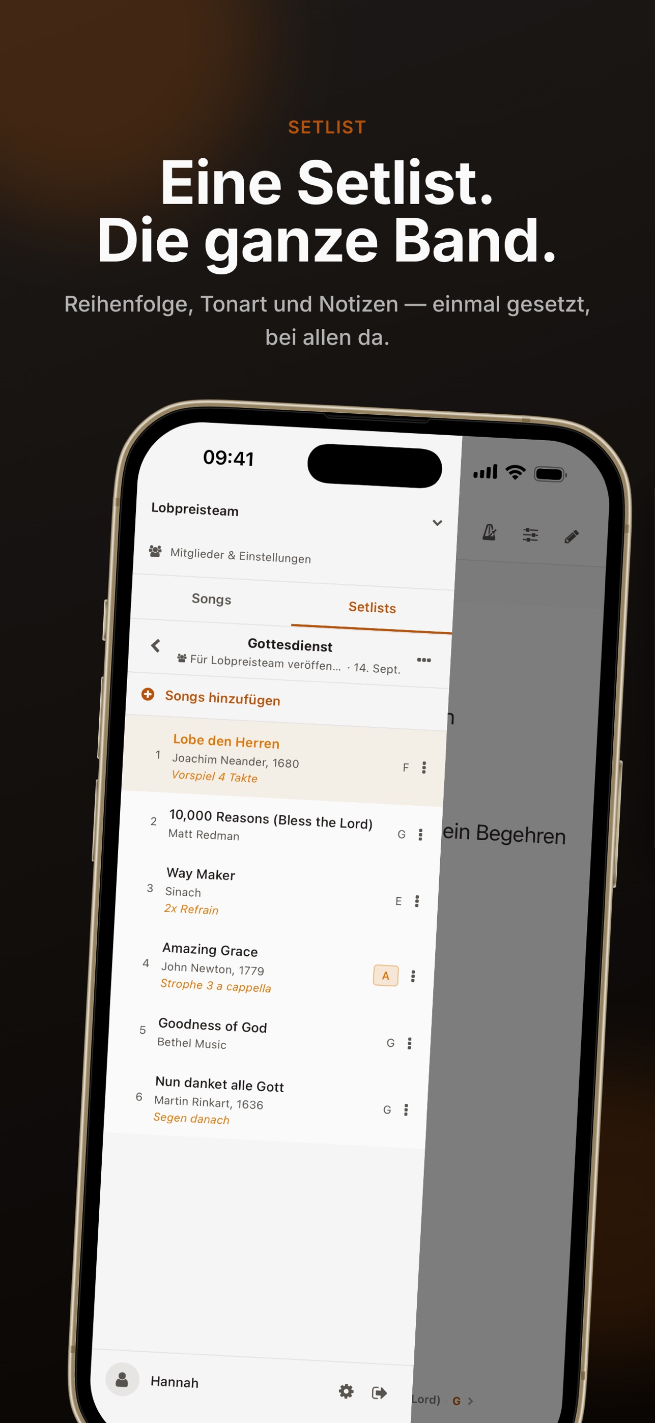Screenshot 2 of ChordFlow: Band Setlists