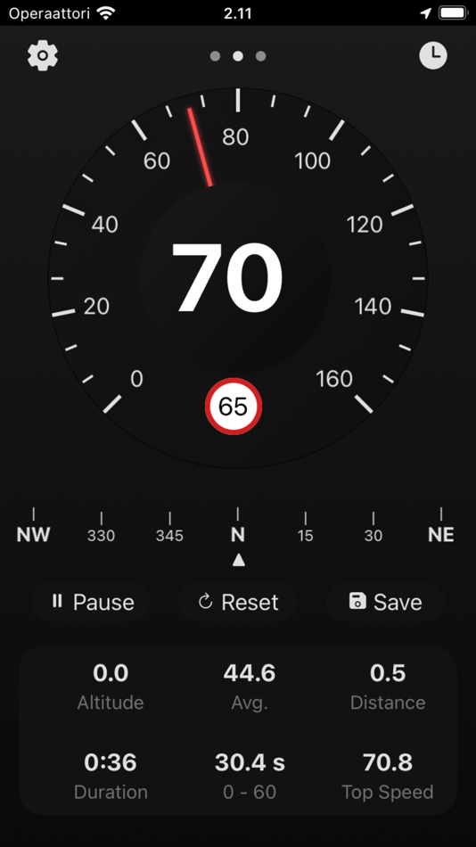 #1. Speedometer ^ (iOS) 由: Joel Tikkanen