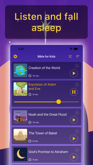 Bible for kids Bedtime stories Screenshot