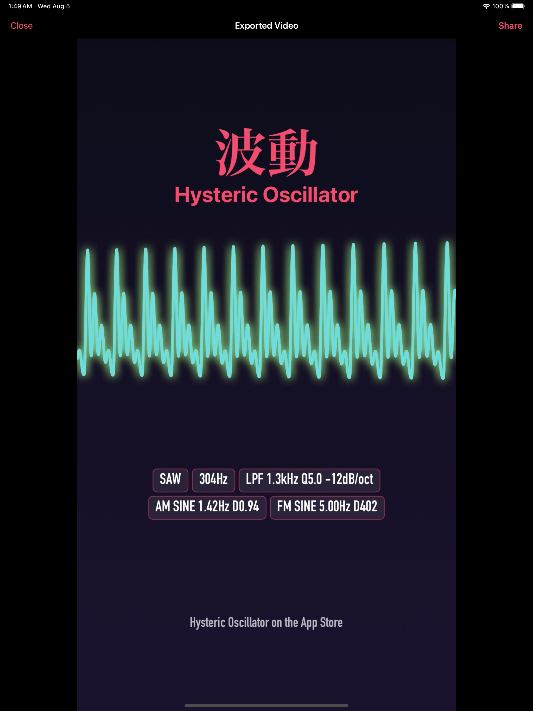 波動 Hysteric Oscillator screenshot 14