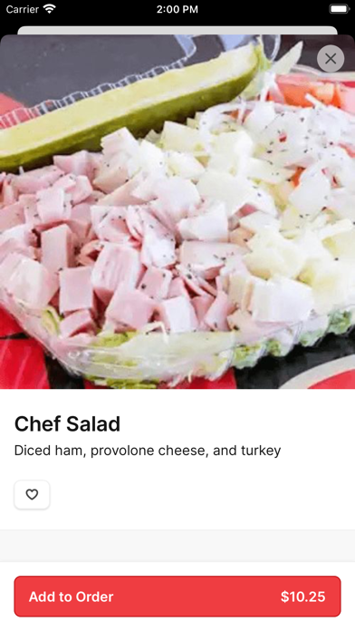 Ned's Krazy Sub To Go iPhone screenshot 3 - Food & Drink app