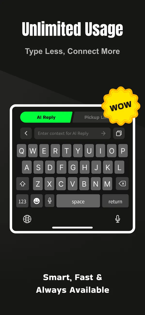 Screenshot #3 pour AiKey - Rizz, AI Chat Keyboard