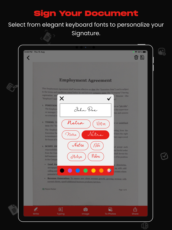 Netra Smart : Document Scanner iPad screenshot 8 - Productivity app