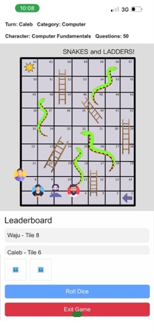 Snake&LadderQuiz screenshot