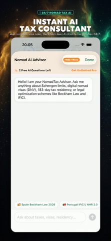 NomadTax: Schengen Calculator Screenshot 3 of 5