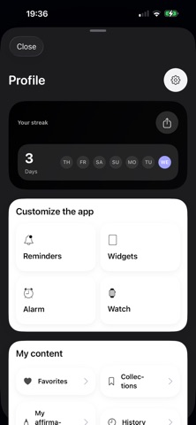 Mindr - Daily Affirmations Screenshot 3 of 7
