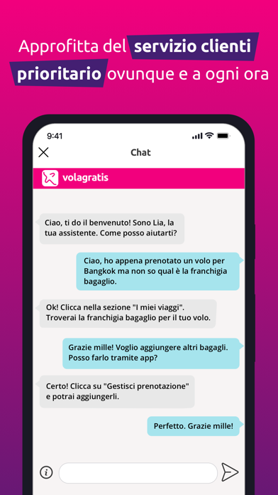 Volagratis iPhone screenshot 2