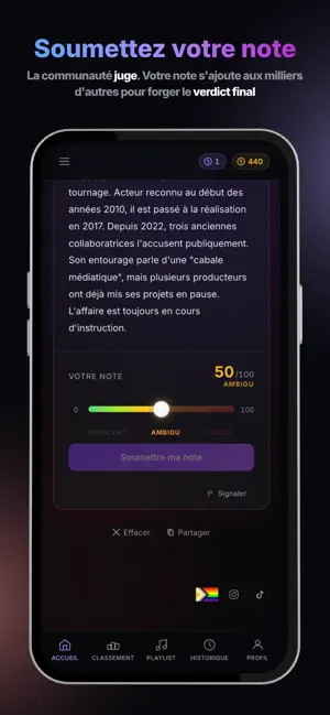 Cancelometre screenshot 2