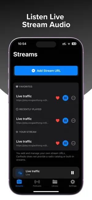 CarRadio: Podcasts & Audio screenshot 1
