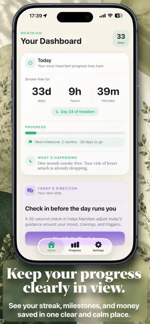 Meridian: Quit Smoking screenshot 2