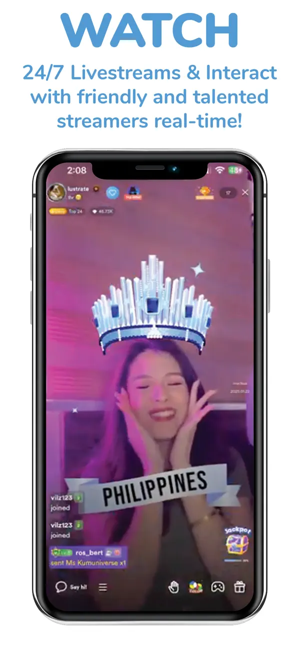 Screenshot #1 pour kumu - Livestream Community