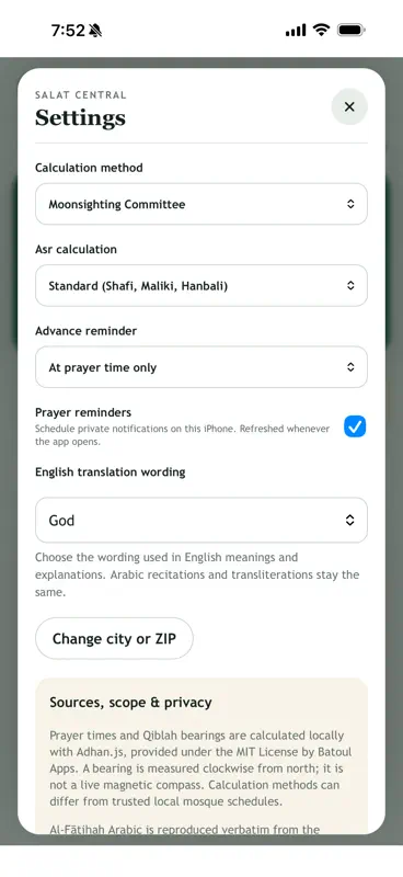 Salat Central screenshot 7 of 7