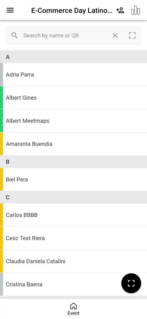 Check in Meetmaps screenshot 3