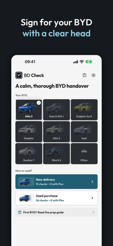 BD Check: Delivery Checklist Screenshot 1 of 7