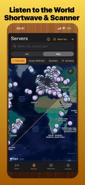 Shortwave SDR Radio: GlobalSDR screenshot 2