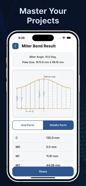 Miter Bend Layout Calc screenshot 4
