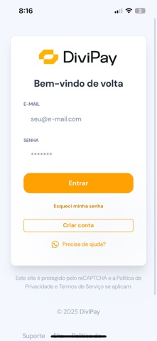 Divipay screenshot