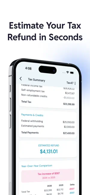 Tax Calculator USA - Tax47 screenshot 1