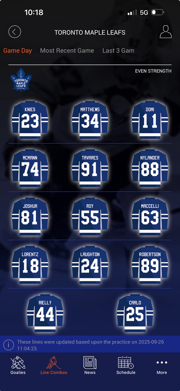 Left Wing Lock Fantasy Hockey iphone screenshot 3
