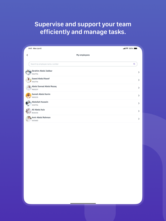 Hr Link iPad screenshot 9 - Business app