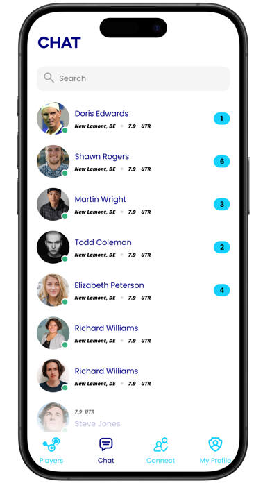 PlayerConnectr iPhone screenshot 3 - Social Networking app
