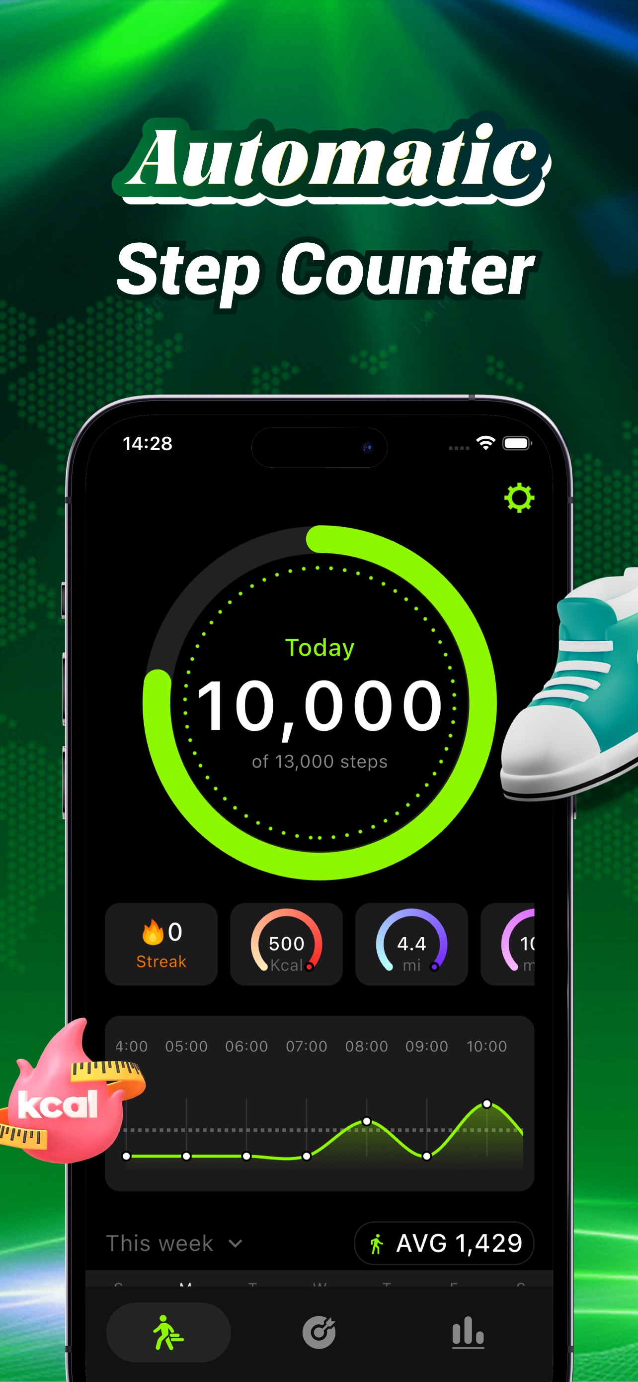 GoWalker:Smart Step Tracker