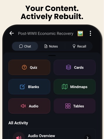 ReRead - Study, Notes & Recall iPad screenshot