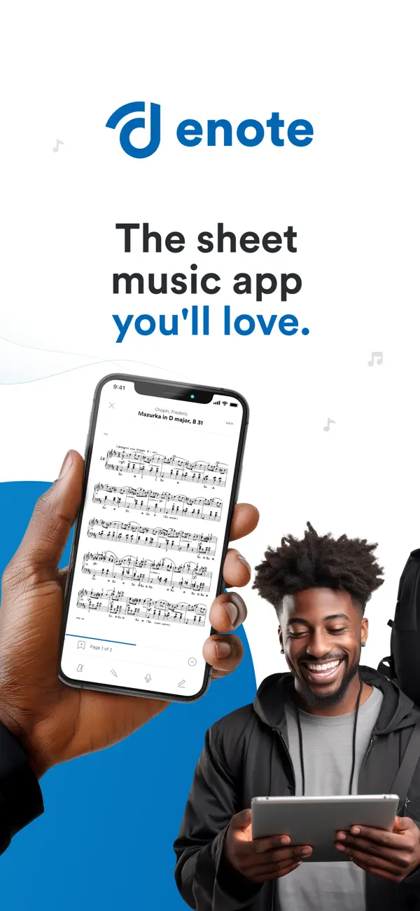 Screenshot #1 pour Enote - Sheet Music App