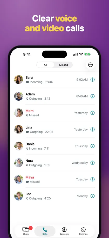Screenshot 4 di 5 di MaxMessenger
