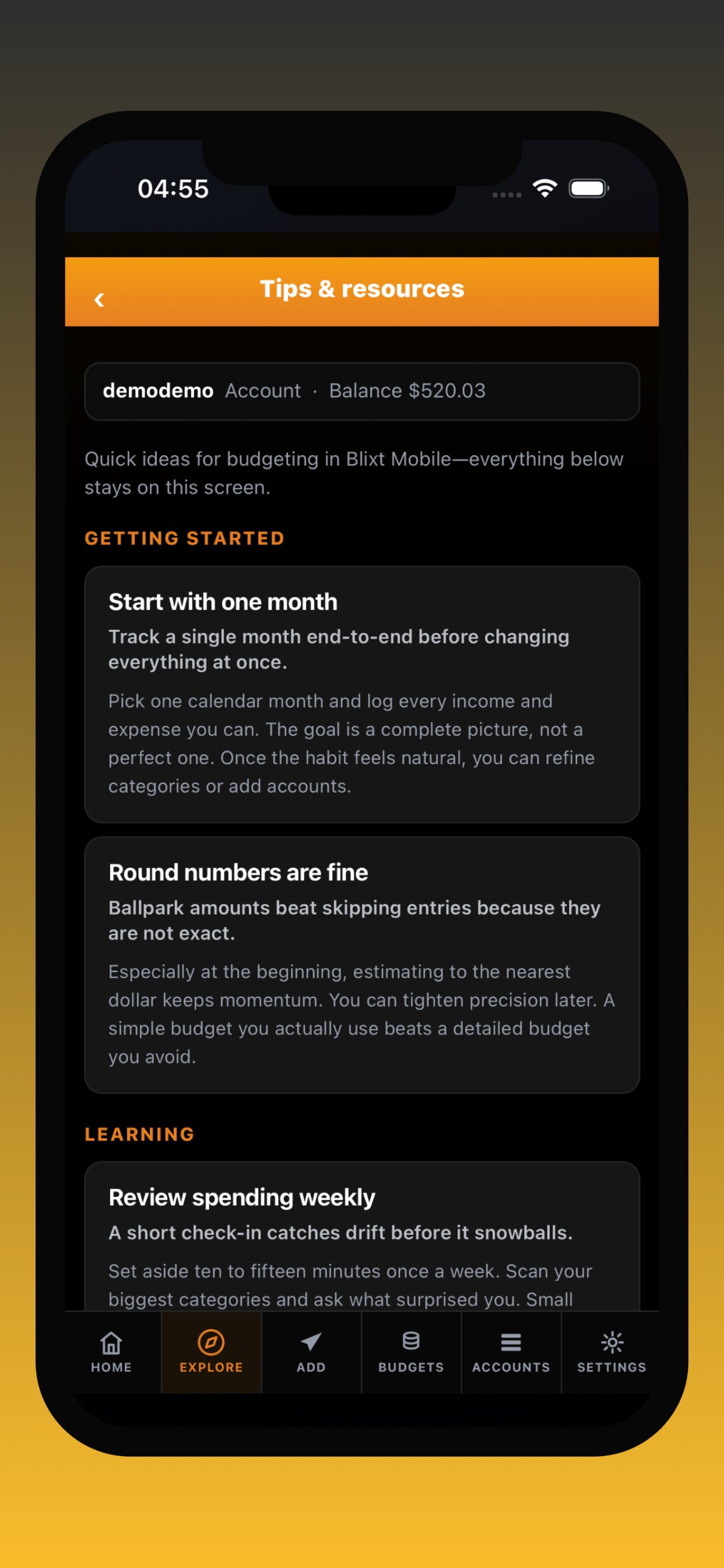 Blixt One screenshot 4
