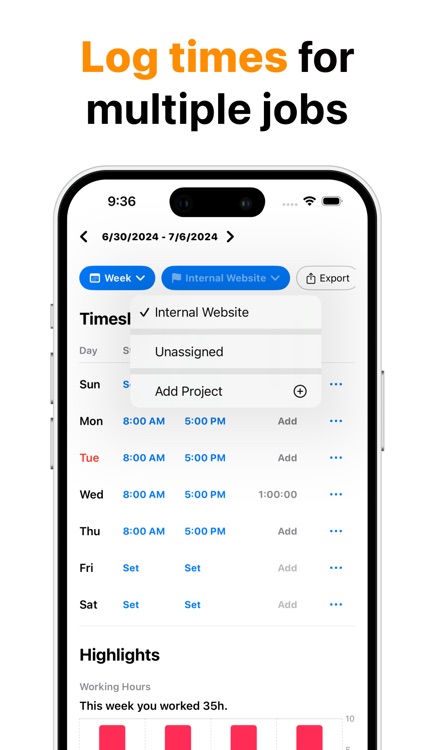 Clock in and out Hours-Tracker screenshot-6