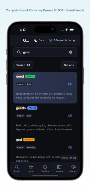 Qaamuus screenshot 1